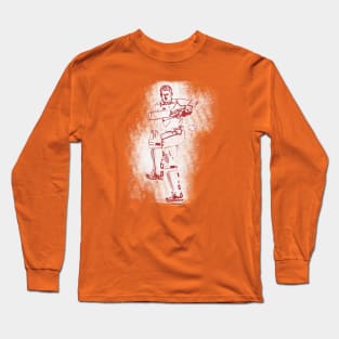 Cricket batsman  Art j5 Long Sleeve T-Shirt